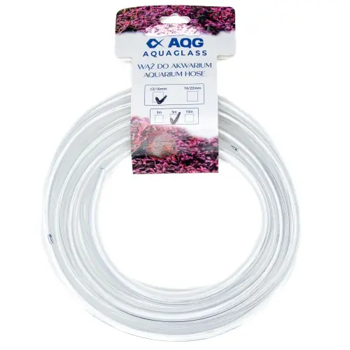 AQG CLEAR TUBE W膭呕 do filtra zewn臋trznego 12/16mm 5m Najlepsza cena