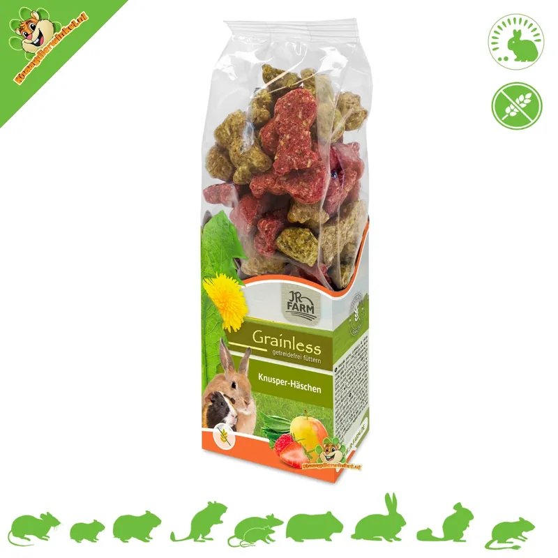 Cena promocyjna Bezziarniste Króliczki Nibble 150 gramów