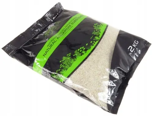 AQUAEL PIASEK KWARCOWY JASNY 艢REDNI 0,4-1,2mm 2kg Nowość