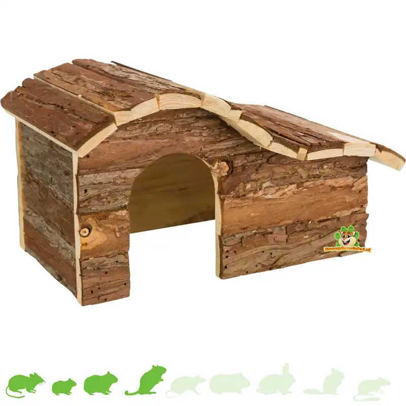 Domek Trixie Hanna Brown 26 cm z drewna korowego Darmowy zwrot