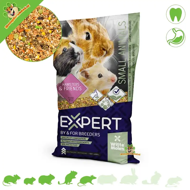 Witte Molen Expert Hamsters & Friends 5 kg dla gryzoni wszystkożernych Nowy