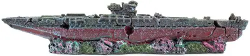 HAPPET Ozdoba do akwarium WRAK Statku 51,5cm R095 Łatwy zwrot