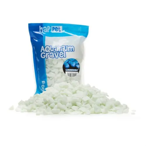 Hit cenowy Happet 呕wirek fluorescencyjny niebieski do akwarium dzieci臋cego 500g