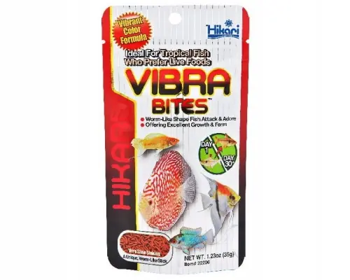HIKARI VIBRA BITES 35g POKARM DLA RYB AKWARIOWYCH Darmowy zwrot