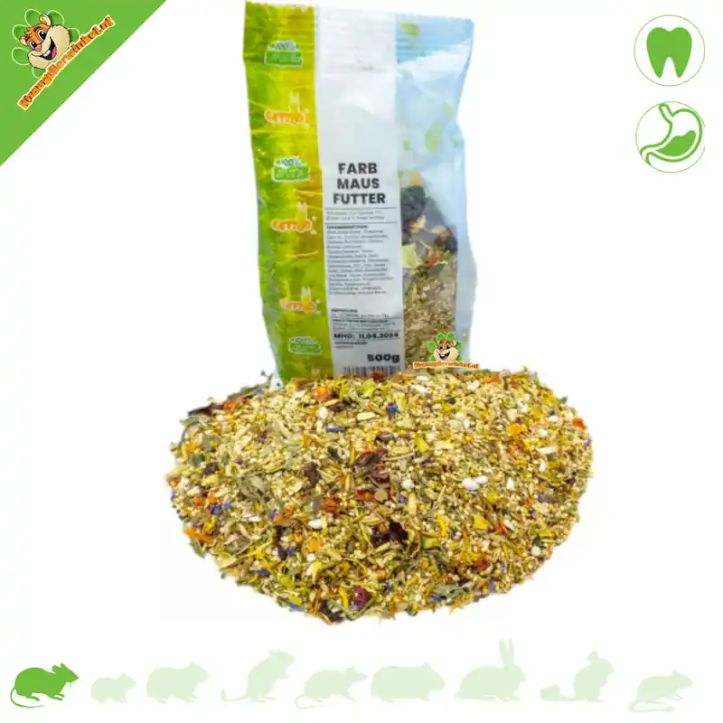 Oferta Podstawowe menu dla myszy 500 gramów naturalnej karmy dla myszy