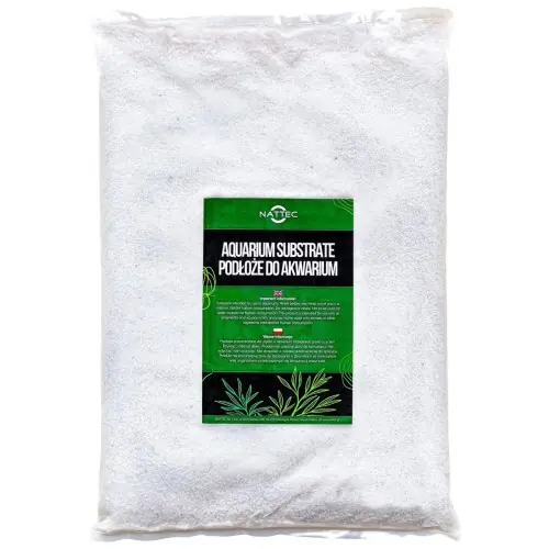 Niska cena NATTEC Maldives Sand 鈥?Prawdziwie bia艂y piasek do akwarium 1-2mm 2kg