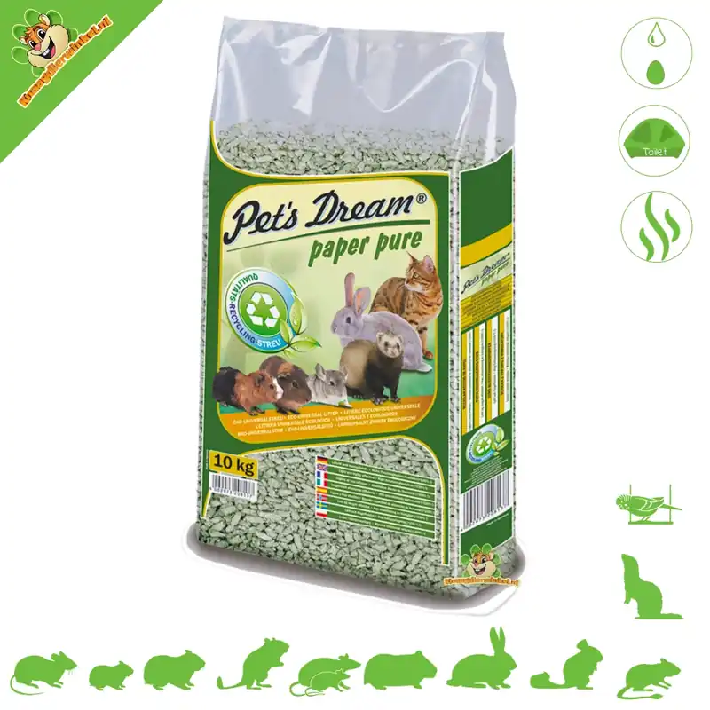 Ograniczona ilość Pet‘s Dream® Paper Pure Bedding