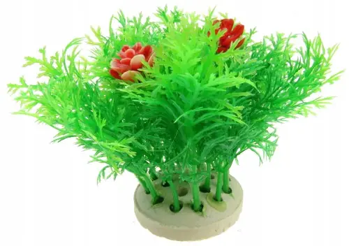 Cena promocyjna RO艢LINKA SZTUCZNA DO AKWARIUM 10cm DEKORACJA 1f06