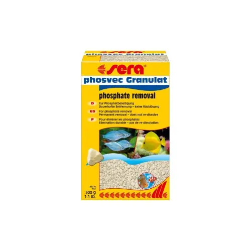 Taniej SERA PHOSVEC GRANULAT 500g WK艁AD DO FILTRA ABSORBUJ膭CY FOSFORANY