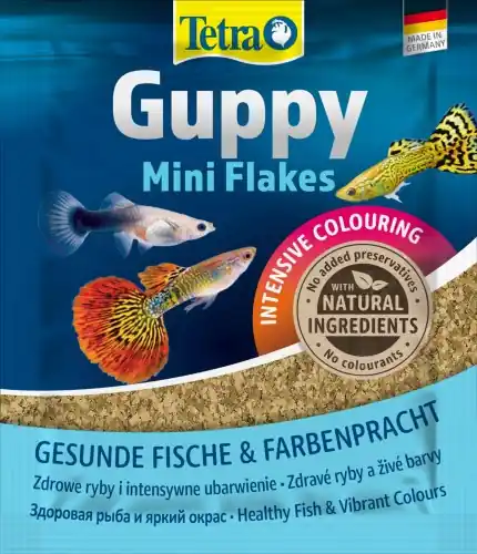 Nowy TETRA GUPPY 12g SPECJALNY POKARM DLA GUPIK脫W W SASZETCE