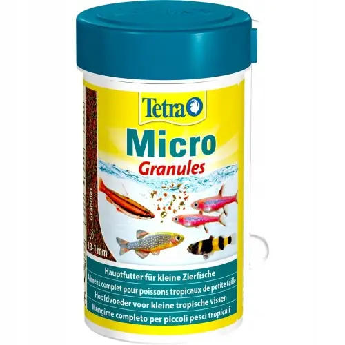 Ekspresowa dostawa TETRA MICRO GRANULES 100ml POKARM DLA MA艁YCH RYBEK