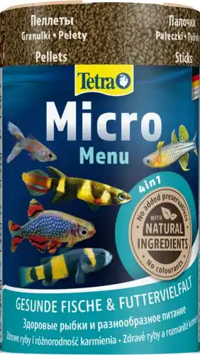 Tylko dziś TETRA MICRO MENU 100ml POKARM DLA MA艁YCH RYBEK