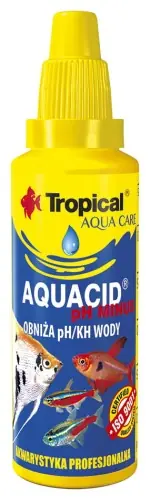 TROPICAL AQUACID pH MINUS 30ml OBNI呕A pH i KH WODY Szybka dostawa