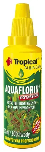 TROPICAL AQUAFLORIN POTASSIUM 30ml NAW脫Z POTAS Łatwy zwrot