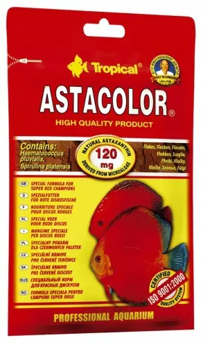 Najlepsza cena TROPICAL ASTACOLOR 12g WYBARWIAJ膭CY POKARM DLA PALETEK Z ASTAKSANTYN膭