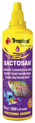 Ostatnie sztuki TROPICAL BACTOSAN 100ml KLARUJE WOD臉 W AKWARIUM