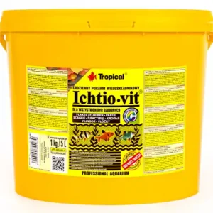 TROPICAL ICHTIO-VIT 5L/1kg Pokarm wielosk艂adnikowy dla ryb akwariowych Nowy