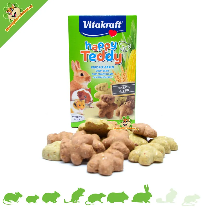Wesoły Miś Teddy dla Gryzoni i Królików Wybór klientów