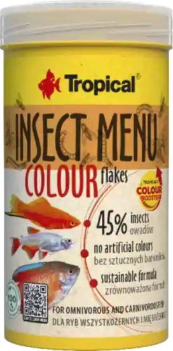 Ekspresowa dostawa Tropical Insect Menu Colour Flakes 100ml 45% Owad贸w / Pokarm Wybarwiaj膮cy