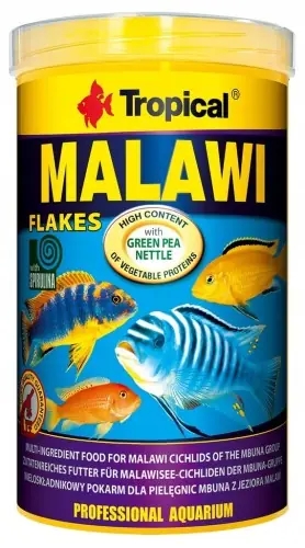 TROPICAL MALAWI 1000ml POKARM DLA PYSZCZAK脫W Do wyczerpania zapasów