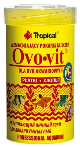 TROPICAL OVO-VIT 100ml POKARM JAJECZNY DLA RYBEK Wysoka jakość