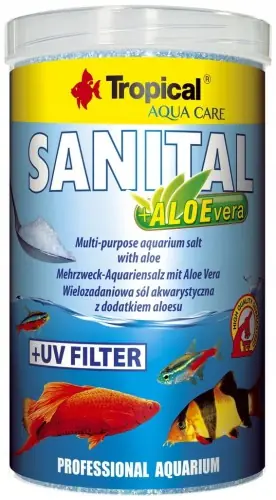 Niska cena TROPICAL SANITAL 1L S脫L AKWARYSTYCZNA Z ALOESEM