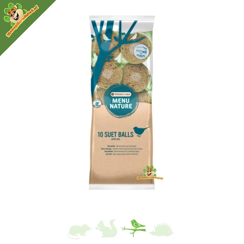 Menu Nature Fat Balls 10 sztuk – Zimowy Tłusty Pokarm dla Ptaków Ogrodowych Cena promocyjna