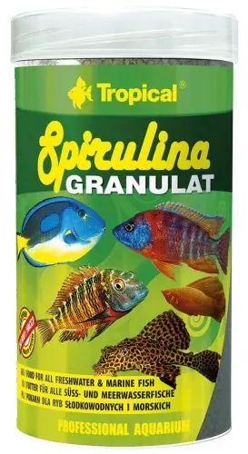 Tylko do końca tygodnia TROPICAL SPIRULINA GRANULAT 250ml POKARM DLA RYB