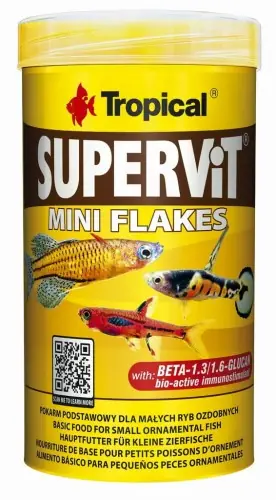 Ograniczona ilość TROPICAL SUPERVIT MINI FLAKES 250ml POKARM DLA RYB