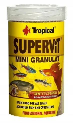 TROPICAL SUPERVIT MINI GRANULAT 100ml /65g DLA RYB Tani