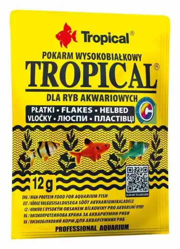 Darmowy zwrot TROPICAL TROPICAL 12g POKARM WYSOKOBIA艁KOWY