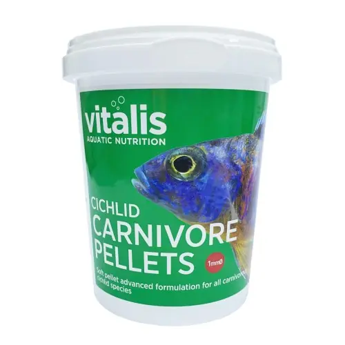 VITALIS CICHLID CARNIVORE PELLETS 1mm 260g Do wyczerpania zapasów