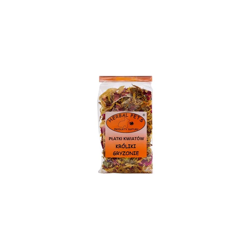 Nowość Herbal Pets Płatki kwiatów dla królików i gryzoni 30 g