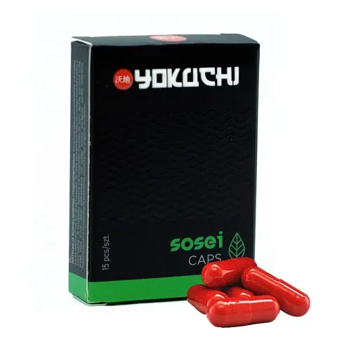 Rabat YOKUCHI SOSEI CAPS - NAW脫Z POD KORZENIE RO艢LIN 15 szt.