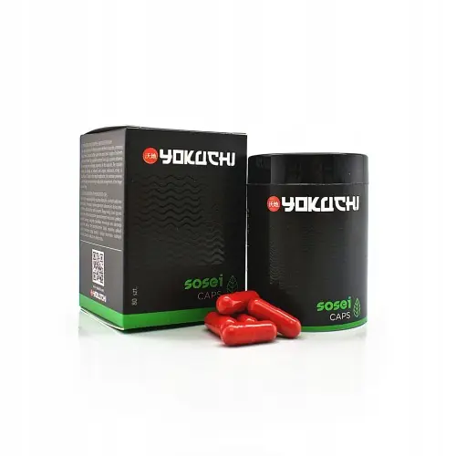 Dostępne od ręki YOKUCHI SOSEI CAPS - NAW脫Z POD KORZENIE RO艢LIN 80 szt.
