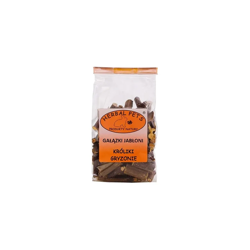 Niska cena Herbal Pets Gałązki jabłoni dla królików i gryzoni 100 g