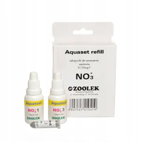 Tani ZOOLEK AQUA TEST NO3 REFILL UZUPE艁NIENIE TESTU