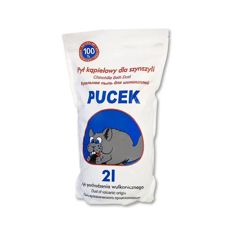 Pucek pył kąpielowy dla szynszyli doypack 2l Darmowy zwrot