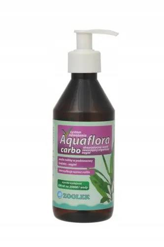 ZOOLEK AQUAFLORA CARBO 250ml W臉GIEL W P艁YNIE Oferta czasowa