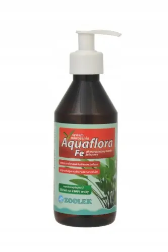 Bezpieczna płatność ZOOLEK AQUAFLORA Fe 250ml NAW脫Z 呕ELAZO W P艁YNIE