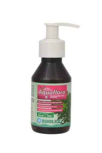 ZOOLEK AQUAFLORA K 100ml NAW脫Z POTAS W P艁YNIE Obniżka ceny