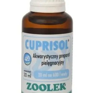Bezpieczne zakupy ZOOLEK CUPRISOL 30ml NA PLE艢NIE OODINIUM I GLONY