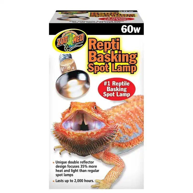 Popularny ZooMed REPTI BASKING SPOT LAMP żarówka skupiająca 60W SL-60E