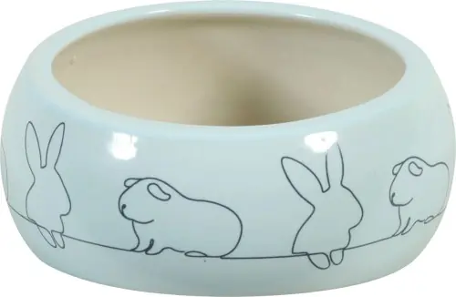Oferta limitowana ZOLUX Miska ceramiczna dla gryzonia przeciw chlapaniu COSY 150ml niebieska