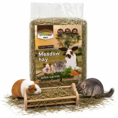 NatureLand SIANO z marchewk膮 dla gryzoni kr贸lika 艣winki morskiej 650g Oferta limitowana