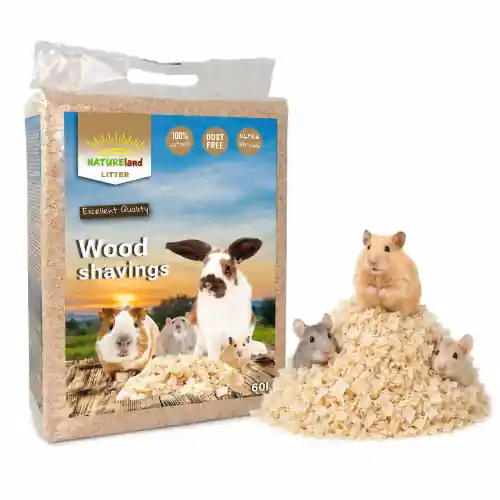 Obniżka ceny NatureLand Trociny 60L / 3,2kg dla gryzoni kr贸lika 艣winki morskiej