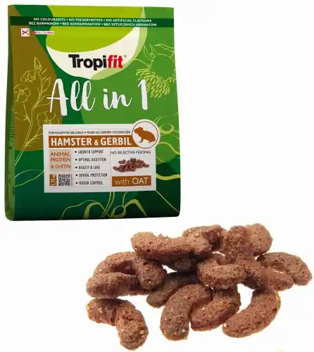 TROPIFIT ALL in 1 HAMSTER & GERBIL 1,75kg KARMA DLA CHOMIKA i MYSZOSKOCZKA Okazja