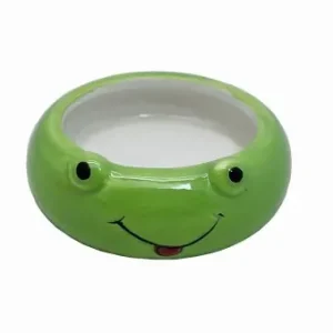 Zamów dziś YARRO MISKA CERAMICZNA DLA GRYZONI I GAD脫W ZIELONA 呕ABKA 8,5x3,5cm