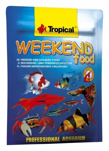 TROPICAL WEEKEND FOOD 24szt POKARM URLOPOWY 10 DNI Darmowy zwrot