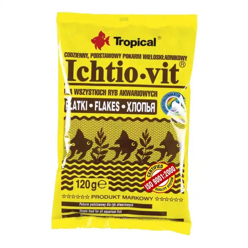 Nie przegap TROPICAL ICHTIOVIT WORECZEK 1 L/120G
